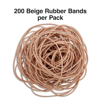 Staples® Premium Rubber Bands, #117B, 7" x 1/8", 1 lb. Bag, 200/Pack (28621-CC)