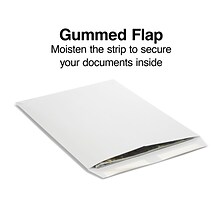 Quill Brand® Gummed Catalog Envelope, 9 x 12, White, 250/Box (OE91224W)