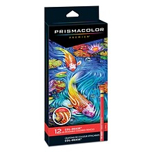 Prismacolor Premier Col-Erase Colored Pencils, Assorted Colors, 12/Box (20516)