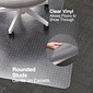 Quill Brand® Chairmat, For Flat-Pile Carpets, Standard Lip, 45" x 53"