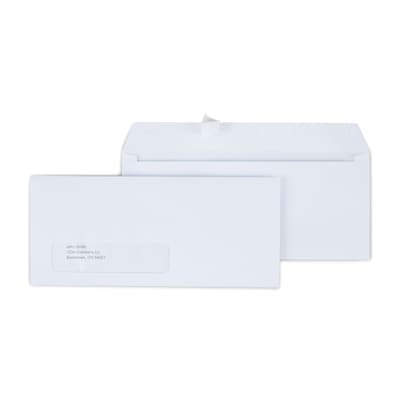 Quill Brand Easy Close Self Seal #10 Window Envelope, 4-1/8 x 9-1/2, White, 500/Box (69684 / 70697