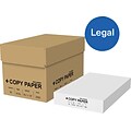 8.5 x 14 Copy Paper, 20 lbs, 92 Brightness, 500 Sheets/Ream, 5 Reams/Carton (4073)