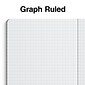 Quill Brand® Composition Notebook, 7.5" x 9.75", Graph Ruled, 80 Sheets, Green/White (TR55068)
