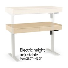 Union & Scale™ Essentials 48W Adjustable Standing Desk, Natural (UN60416-CC)