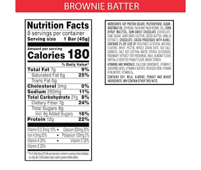 Special K Brownie Batter Protein Bar, 1.59 oz., 8 Bars/Box (KEE29187)