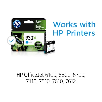 HP 933XL Cyan High Yield Ink Cartridge   (CN054AN#140)