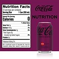 Coca-Cola Zero Sugar Cherry Cola, 12 oz., 24/Carton (00049000047516)