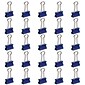 JAM Paper Colored Small Binder Clips, 3/8" Capacity, Purple, 25/Pack (334BCPU)