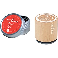 Woodies Stamp Kit, Merry Christmas, Red Ink (071810KIT)