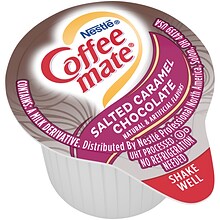 Coffee mate Salted Caramel Chocolate Liquid Creamer, 0.38 Oz., 50/Box (77197)