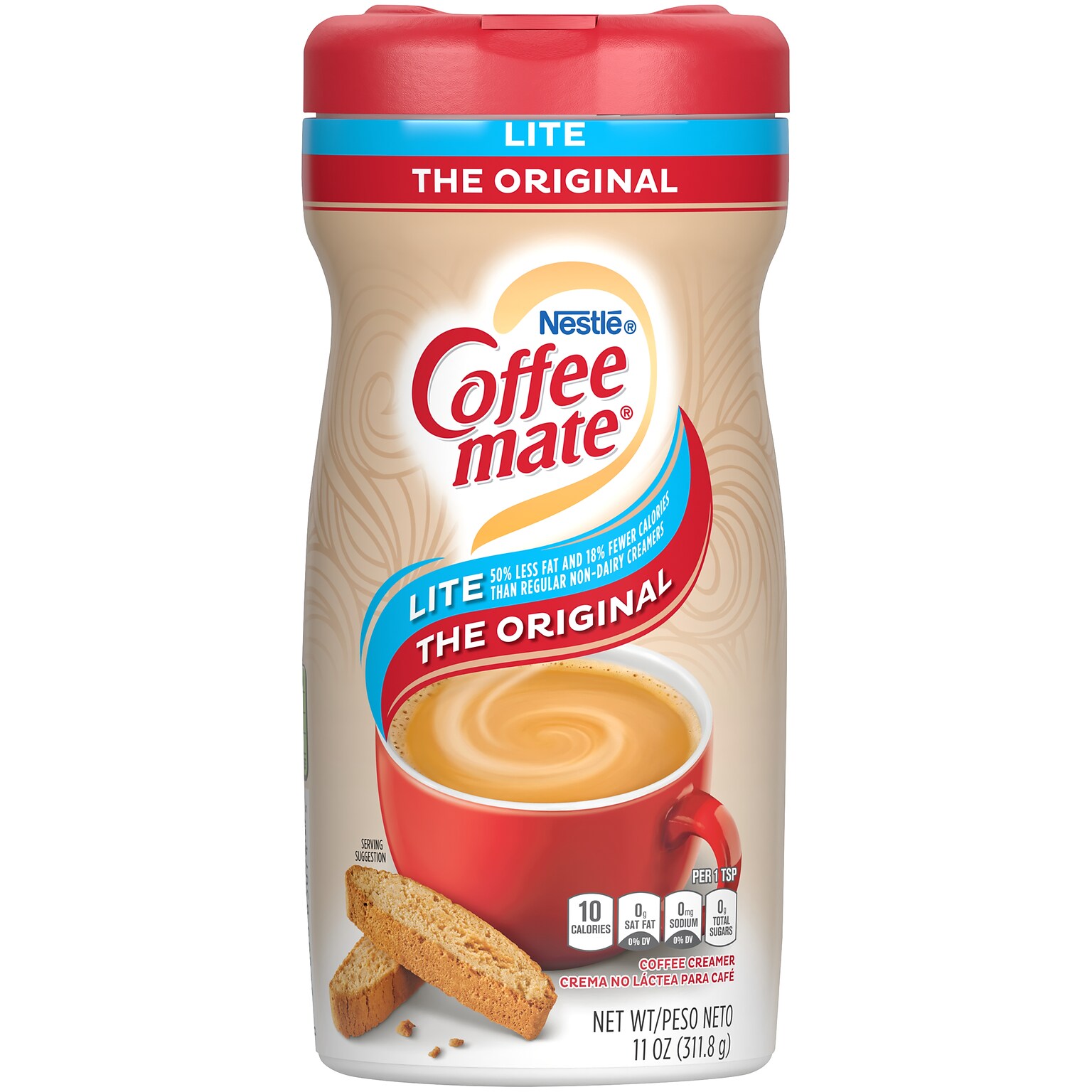 Coffee mate Original Lite Powdered Creamer, 11 Oz. (NES74185)