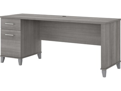 Bush Furniture Somerset 72W Office Desk with Drawers, Platinum Gray (WC81272)