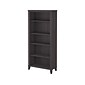 Bush Furniture Somerset 65"H 5-Shelf Bookcase with Adjustable Shelves, Storm Gray Laminate (WC81565)