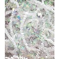 Bags & Bows Metallic Crinkle Paper, Iridescent/White (DC10WH)