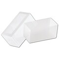 Bags & Bows 2 3/4 x 1 3/8 x 1 3/8 Food Boxes, Clear, 10/Pack (FC23)