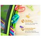 Bostitch Twist-n-Sharp Kids Manual Pencil Sharpeners, Pink/Blue/Orange, 3/Box (PS1-ADJ-3PK)