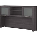 Bush Furniture Somerset 60W Desktop Hutch, Storm Gray (WC81531)