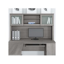 Bush Furniture Somerset 60W Desktop Hutch, Platinum Gray (WC81231)