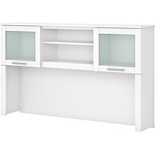 Bush Furniture Somerset 60W Desktop Hutch, White (WC81931)