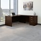 Bush Business Furniture Westfield 72W L Shaped Desk with 48W Return and Mobile File Cabinet, Mocha Cherry (SRC001MRSU)