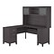 Bush Furniture Somerset 60W L Shaped Desk with Hutch, Storm Gray (SET002SG)