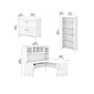 Bush Furniture Somerset 72"W L-Shaped Desk with Hutch, Lateral File Cabinet and Bookcase, White (SET012WH)