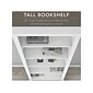 Bush Furniture Somerset 60"W Office Desk with Lateral File Cabinet and 5 Shelf Bookcase, White (SET013WH)