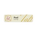 Custom Full Color Plastic Name Badge, 3/4 x 3