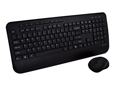 V7 Keyboard and Mouse Combo, Black  (CKW300US)