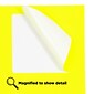 JAM Paper Shipping Label, 3 1/3" x 4", Neon Yellow, 6 Labels/Sheet, 20 Sheets/Pack (354328049)