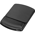 Fellowes Gel Mouse Pad/Wrist Rest Combo, Non-Skid Base, Graphite/Platinum (91741)