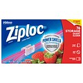 Ziploc Slider Storage Bags, Quart, 76/Carton (316490)