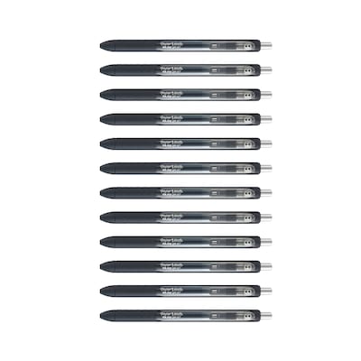 Paper Mate InkJoy Retractable Gel Pen, Medium Point, Black Ink, Dozen (1951719)