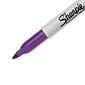 Sharpie Permanent Markers, Fine Tip, Purple, 12/Pack (30008)