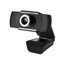 Adesso Cybertrack H4 1080P HD USB Webcam with Built-in Microphone, Black (CYBERTRACKH4)