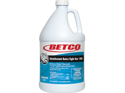 Betco Fight Bac RTU Disinfectant Liquid, Citrus Floral, 128 Fl. Oz. (3110400)