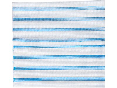 Rubbermaid HYGEN Microfiber Dry Cloth, White/Blue, 600/Pack (2134283)