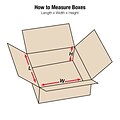 Flat Corrugated Boxes, 18 x 16 x 2, Kraft, 25/Bundle (18162)