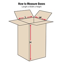 15 x 15 x 24 Shipping Boxes, 32 ECT, Brown, 20/Bundle (151524)