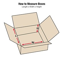 20 x 14 x 4 Shipping Boxes, Brown, 25/Bundle (20144)