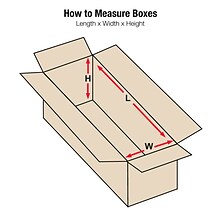 Partners Brand 26 x 6 x 6 Shipping Boxes, 32 ECT, Brown, 25/Bundle (2666)