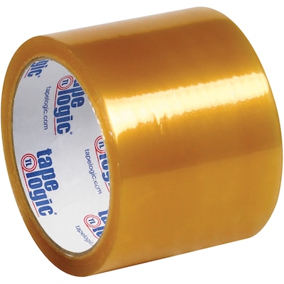 Tape Logic® #53 PVC Natural Rubber Tape, 2.1 Mil, 3" x 55 yds., Clear, 6/Case