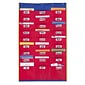 Learning Resources Pocket Charts, 45" x 28.25" Organization Station, All Grades (LER2255)