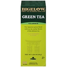 Bigelow Classic Green Tea Bags, 28/Box (RCB00388)