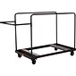NPS #DY-71R Folding Table Dolly - Vertical Storage - 71"R  Table, Brown