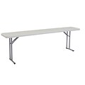 National Public Seating 96 Folding Table, Gray, 4/Pack (BT18964)