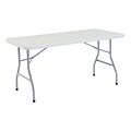 NPS® Heavy Duty Folding Table, 30 x 60, Speckled Gray (BT30601)