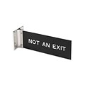 Custom Mountable Engraved Sign with Extended Wall Sign Holder, 3 x 8