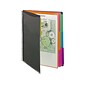 Smead Poly Project Letter Size Solid Cover Presentation Book, Gray/Bright Colors (89207)