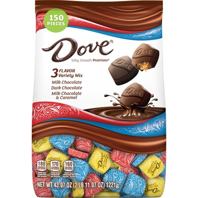 Dove Silky Smooth Promises Assorted Chocolate Pieces, 43.07 oz. (209-00380)